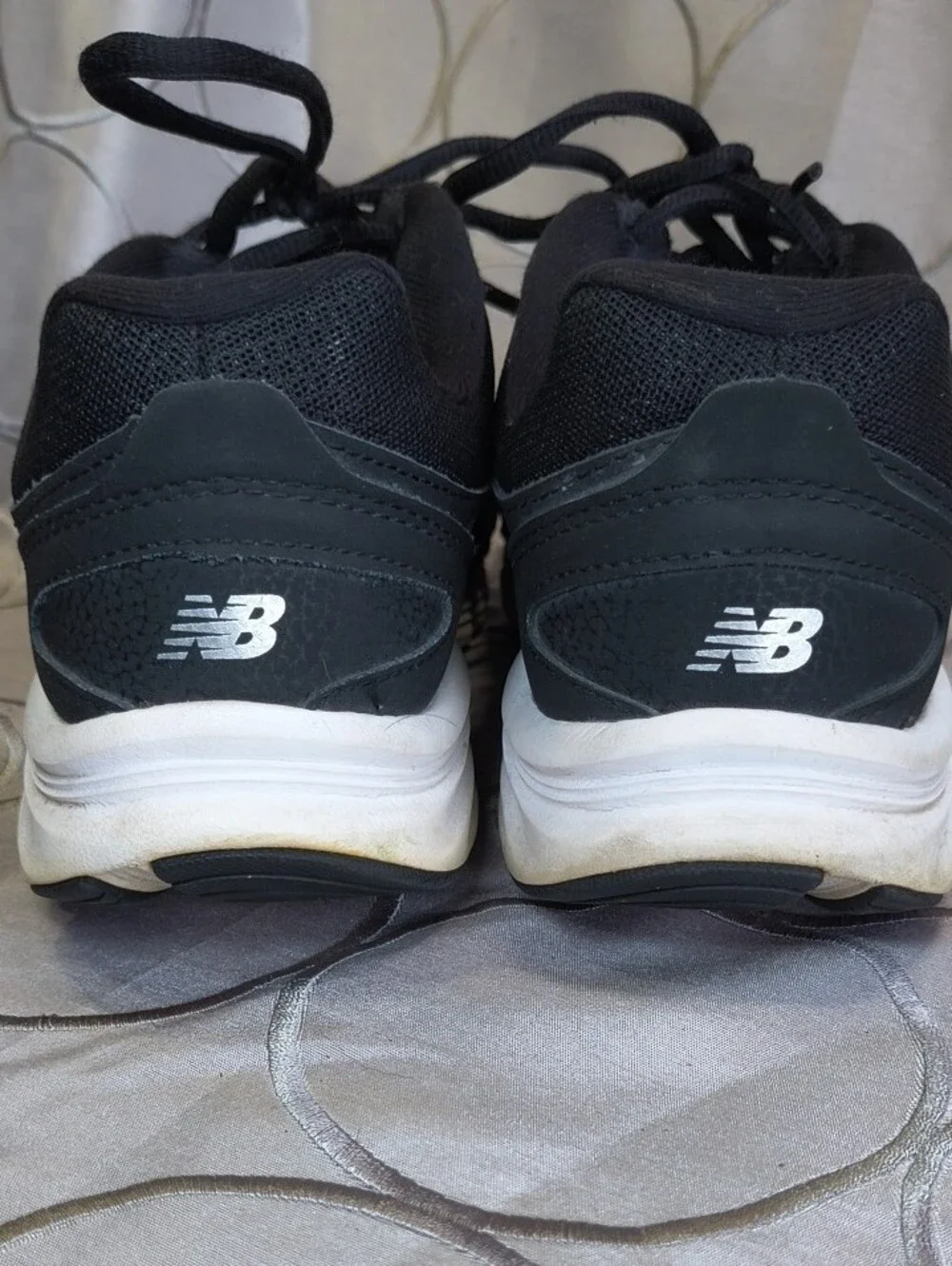 New Balance Women’s Black and White CUSH+ Running Sneaker AB